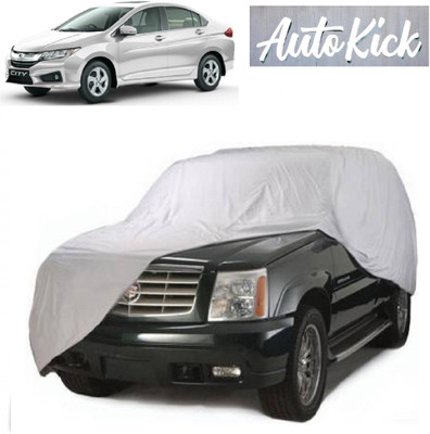 AutoKick Car Cover For Honda City ZX (Without Mirror Pockets)(Silver)