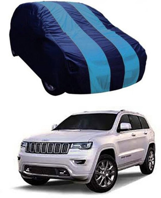 Kuchipudi Car Cover For Mahindra Jeep (Without Mirror Pockets)(Blue)