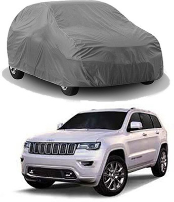 Kuchipudi Car Cover For Mahindra Jeep (Without Mirror Pockets)(Grey)