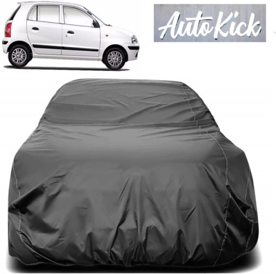AutoKick Car Cover For Hyundai Santro Xing (Without Mirror Pockets)(Grey)