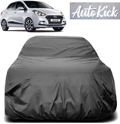 AutoKick Car Cover For Hyundai Xcent (Without Mirror Pockets)(Grey)