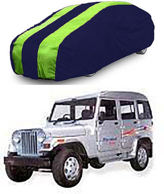 Kuchipudi Car Cover For Mahindra Marshal (Without Mirror Pockets)(Multicolor)