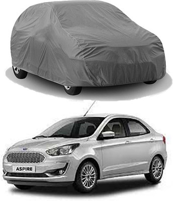 Kuchipudi Car Cover For Ford Figo Aspire (Without Mirror Pockets)(Grey)