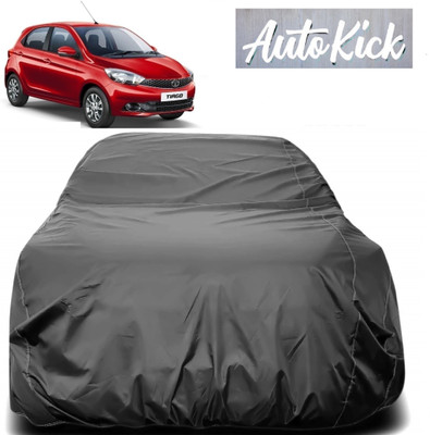 AutoKick Car Cover For Tata Tiago (Without Mirror Pockets)(Grey)