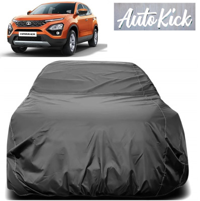 AutoKick Car Cover For Tata Harrier (Without Mirror Pockets)(Grey)