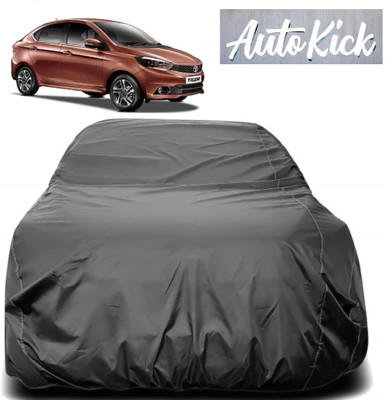 AutoKick Car Cover For Tata Tigor (Without Mirror Pockets)(Grey)
