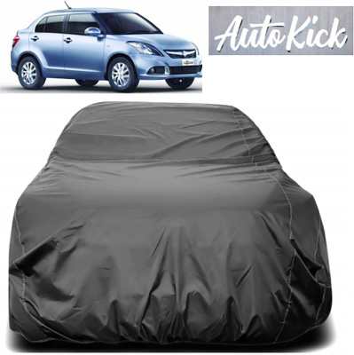 AutoKick Car Cover For Maruti Suzuki Swift Dzire (Without Mirror Pockets)(Grey)