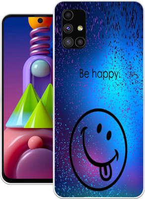 King Maker Back Cover for Samsung Galaxy M51(Blue, Grip Case, Silicon, Pack of: 1)