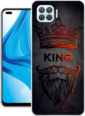 King Maker Back Cover for Oppo F17 Pro(Multicolor, Grip Case, Silicon, Pack of: 1)