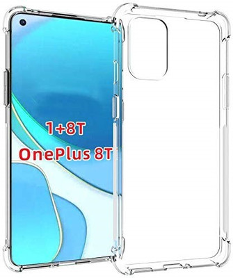 NEXZONE Back Cover for ONEPLUS 8T(Transparent, Grip Case, Silicon)