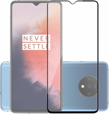 HOBBYTRONICS Edge To Edge Tempered Glass for ONEPLUS 7T(Pack of 1)