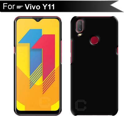 CASE CREATION Back Cover for Vivo Y11(Black, Dual Protection, Pack of: 1)