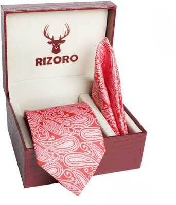 RIZORO Satin Tie Pin Set(Pink)