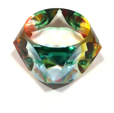 HolyWell 1 Compartments Acrylic Paper Weight(Rainbow)