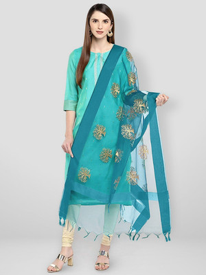 DUPATTA BAZAAR Silk Blend Printed Women Dupatta
