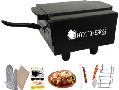 HOT BERG 2000W Medium Family Pack Multipurpose Home & kitchen Electric Tandoor & Barbeque Grill Model No-874125 Electric Tandoor