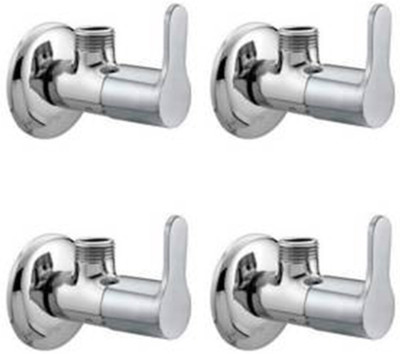 tantia Angel Cock Valve Chrome Plated set of 4 Angle Cock Faucet(Wall Mount Installation Type)