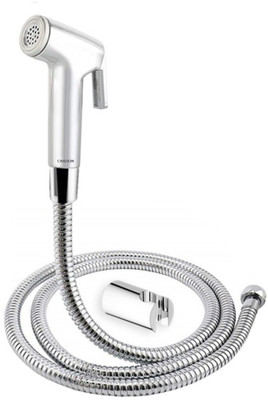Caisson Premium quality Continental health faucet with 1mtr flexible SS Tube and Abs Wall Hook Faucet Set