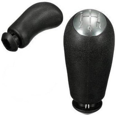 DEEPP COLLECTION plastic, rubber Gear Knob(Black, Silver)