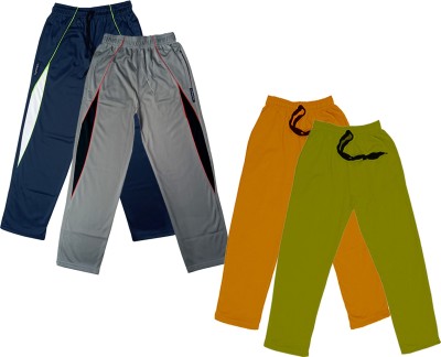 Indistar Track Pant For Boys(Multicolor, Pack of 4)