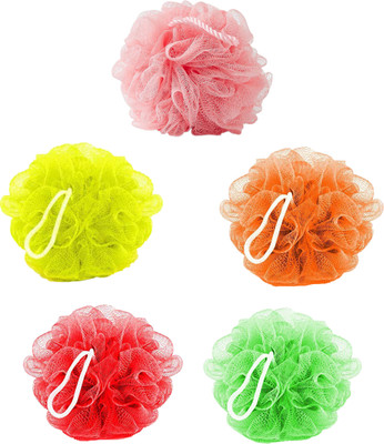 FLAWADY Loofah(Pack of 5, Multicolor)