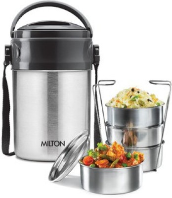 MILTON steel on 4 thermosteel tiffin 4 Containers Lunch Box(1720 ml, Thermoware)