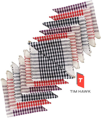 Tim Hawk 1q Red Cloth Napkins(12 Sheets)