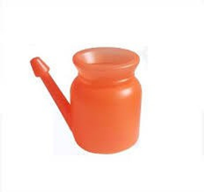 Naulakha Plastic Orange Neti Pot(500 ml)