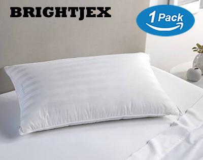 brightjex Polyester Fibre Alphanumeric Sleeping Pillow Pack of 1(White)