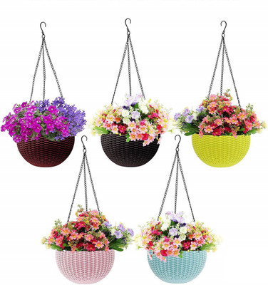 AGAMI Plant Container Set(Pack of 5, Plastic)