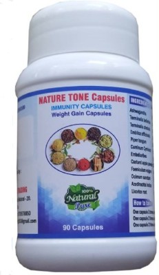 biomed Nature Tone Capsules Weight Gainers/Mass Gainers(90 No, Unflavor)