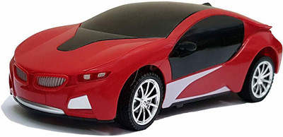 kdsn 3D Light Famous Electronic RC Radio Remote Control High Speed Toy Racing Car with Chargeable Battery and Charger for Boys/Kids(Red)