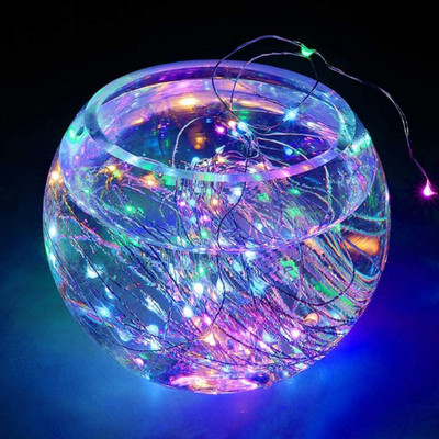 MIRADH 30 LEDs 3 m Multicolor Steady String Rice Lights(Pack of 4)