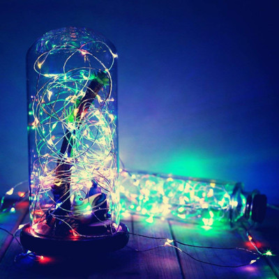 MIRADH 30 LEDs 3 m Multicolor Steady String Rice Lights(Pack of 3)