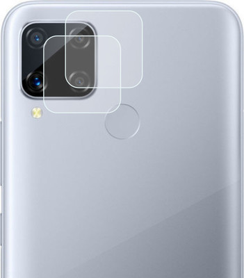 raxxy Back Camera Lens Glass Protector for Realme C15(Pack of: 2)