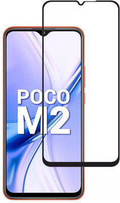 INFINITYWORLD Edge To Edge Tempered Glass for Poco M2(Pack of 1)