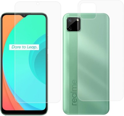 CASE CREATION Front and Back Screen Guard for Realme C11(Pack of 2)