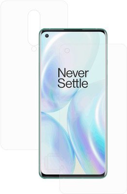 CASE CREATION Front and Back Screen Guard for Oneplus 8(Pack of 2)