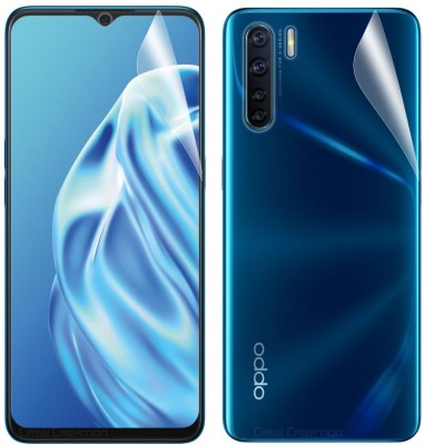 CASE CREATION Front and Back Screen Guard for Oppo A91 2020(Pack of 2)