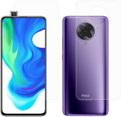CASE CREATION Front and Back Tempered Glass for Xiaomi POCO F2(Pack of 2)
