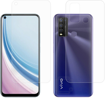 CASE CREATION Front and Back Screen Guard for Vivo Y50 2020(Pack of 2)