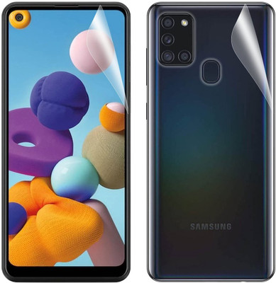CASE CREATION Front and Back Screen Guard for Samsung Galaxy A21s(Pack of 2)