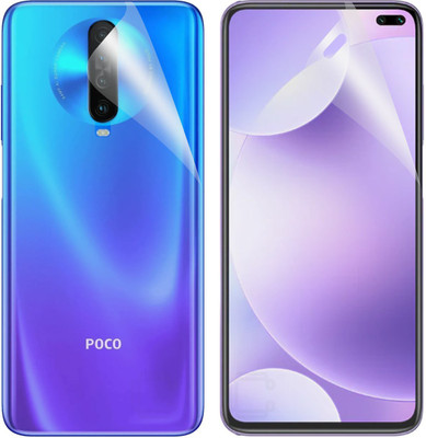 CASE CREATION Front and Back Screen Guard for Mi POCO X2(Pack of 2)