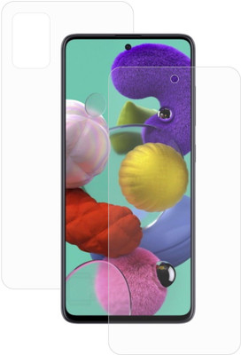CASE CREATION Front and Back Screen Guard for Samsung Galaxy A71(Pack of 2)