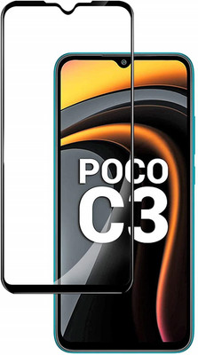 NEXZONE Tempered Glass Guard for POCO C3(Pack of 1)