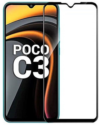 NEXZONE Tempered Glass Guard for POCO C3(Pack of 1)