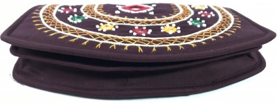 SriShopify Brown Clutch Banjara Needle craft Women