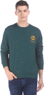 U.S. POLO ASSN. Full Sleeve Printed Men Sweatshirt
