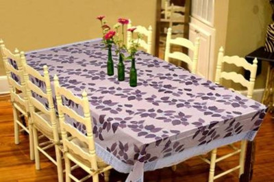 RMDecor Printed 4 Seater Table Cover(Multicolor, Polyester)