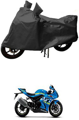 Shinestudios Two Wheeler Cover for Suzuki(Grey)